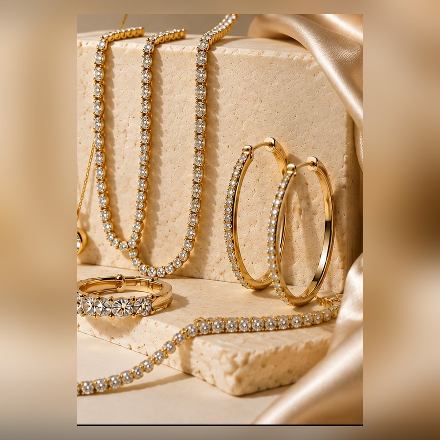Éclat Gift Set — Gold — LUMERA gift set for women